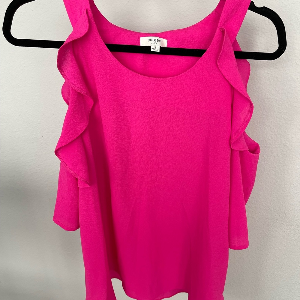 Cold shoulder blouse